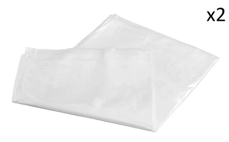 Feuille de sol sans plastifiants 3.00x4.00M LDPE 0, 02mm x2 pieces