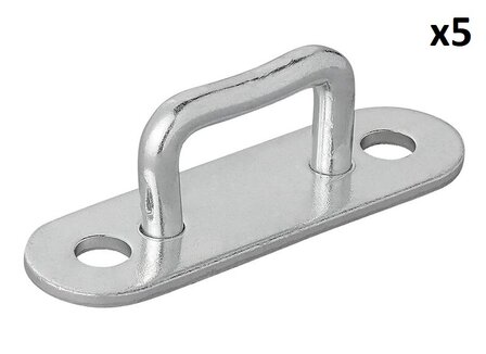 Pontet rectangulaire 24mm x5 pieces
