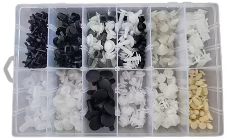 Assortiment de clips de garniture Peugeot &amp; Citroen &ndash; 345 pieces
