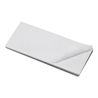 Reflecteur blanc 82x36mm autocollant x5 pieces