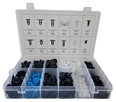 Clips de garniture assortiment Fiat 308 pieces