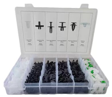 Assortiment de clips de garniture BMW 290 pieces