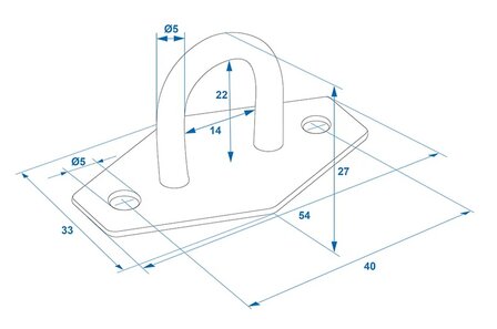 Oeil a voile rond 24mm x10 stuks