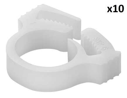 Collier de serrage a clip 14&ndash;17 mm x10 pieces