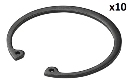 Circlip diametre 72 mm x10 pieces