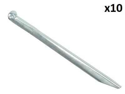 Piquet corniere en metal 30cm x10 pieces