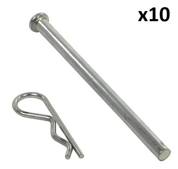 Tige metallique separee pour pied de stabilisation x10 pieces