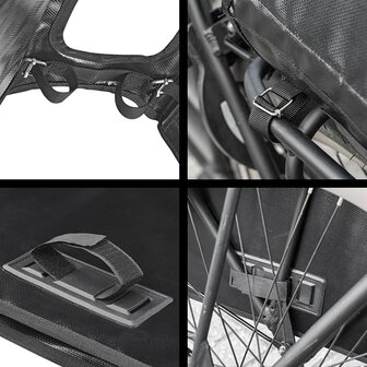 Sacoche double pour velo 40L impermeable