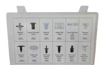 Assortiment de clips de garniture Volkswagen &ndash; 255 pieces