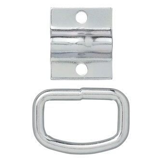 Anneau d&rsquo;arrimage deux pieces 42 x 36 mm x10 pieces