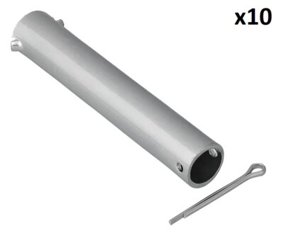 Axe pour roue jockey 48 mm x10 pieces