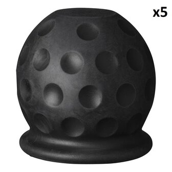 Capuchon de crochet de remorquage balle de golf noir x5 pieces