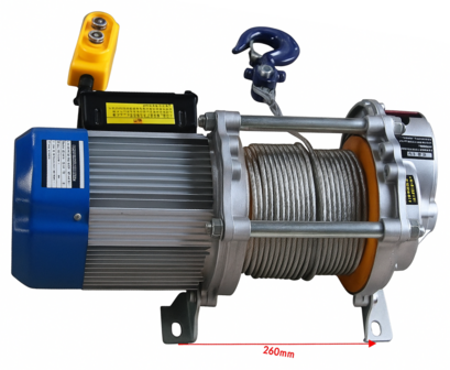 Grue de chantier 500kg 25m electrique 230V Rotation a 360&deg;