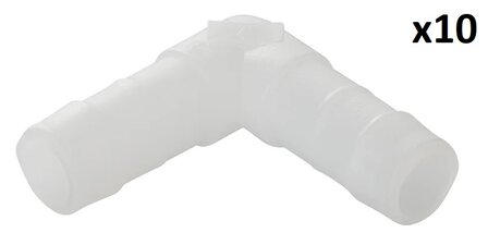 Raccord coude 12&nbsp;mm x10 pieces