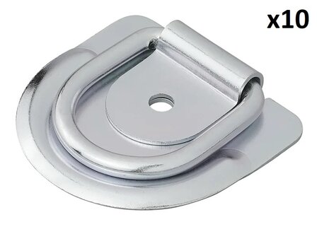 Anneau d&rsquo;arrimage 89 x 85 mm x10 pieces