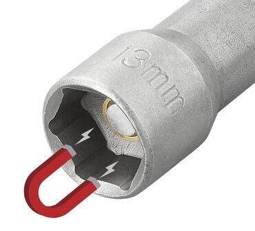 Adaptateur 13 mm avec aimant pour perceuse sans fil x5 pieces