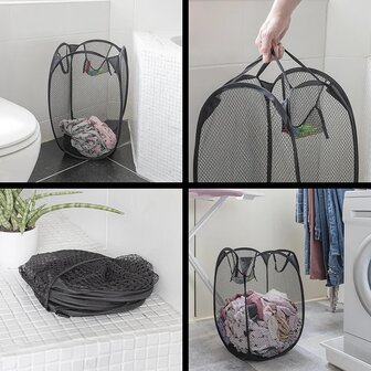 Sac a linge pliable 34 x 34 x 57 cm
