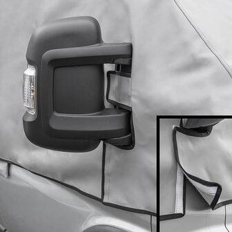 Protection de fenetre grise pour Fiat Ducato X250 de 06-2006 a 2014