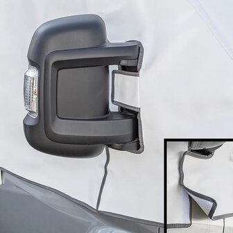 Protection de fenetre blanche pour Fiat Ducato X250 de 06-2006 a 2014