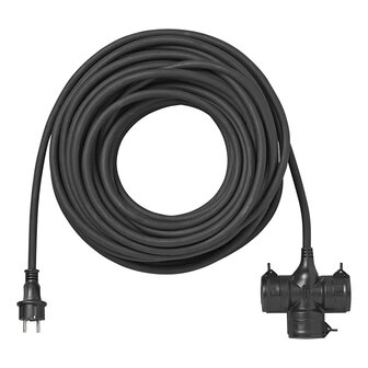 Bloc multiprise Schuko 3 prises 25 m 3x 2,5 mm&sup2;