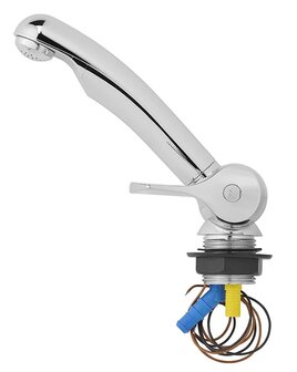 Robinet eau froide Keramik Style 12V diametre 33 mm chrome x5 pieces