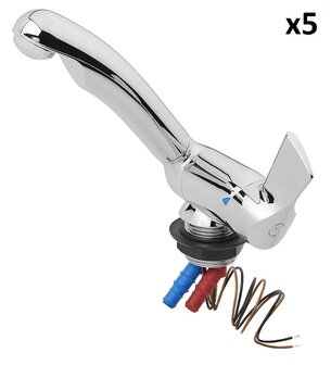 Mitigeur Keramik Style 12V diametre 33 mm chrome x5 pieces