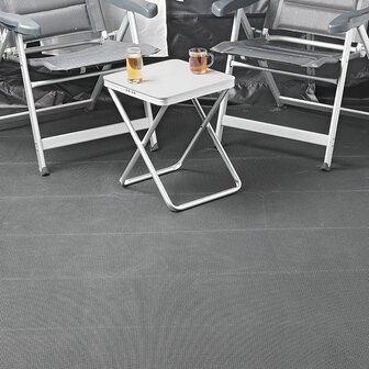Tapis de tente respirant gris anthracite 3,00 x 5,00 m