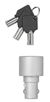 Serrure avec cle pour sabot de roue Nemesis