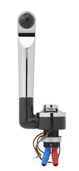 Mitigeur ceramique Deluxe diametre 27 mm chrome/noir x5 stuks