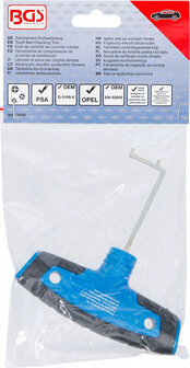 Outil de controle de courroie crantee pour moteurs PSA 1.0 L et 1.2 L