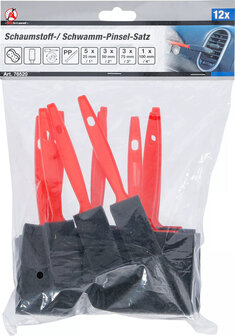 Jeu de pinceaux en mousse / eponge 12 pcs