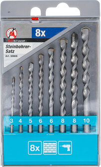 Jeu de meches pour pierre 3 - 10 mm 8 pieces