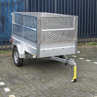 Borne de stationnement pour remorque ou caravane