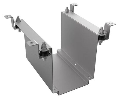 Support de montage Whale U universel vertical pour chauffage a air chaud gaz/electrique