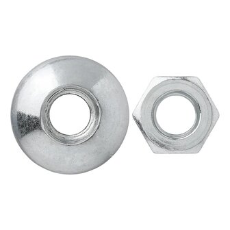 Ecrou spherique et contre-ecrou M8 en 2 parties pour cable de frein