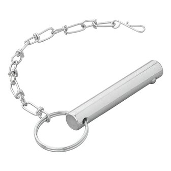 Goupille de verrouillage avec chaine diametre 14,3 mm