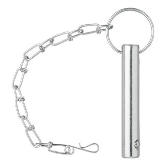 Goupille de verrouillage avec chaine diametre 14,3 mm