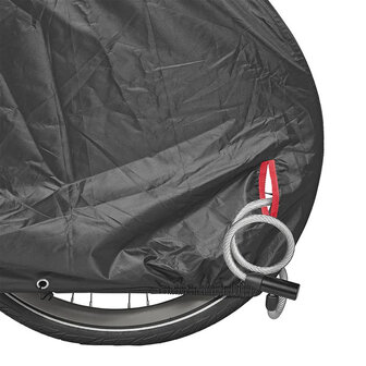 Housse de protection noire pour 1 velo