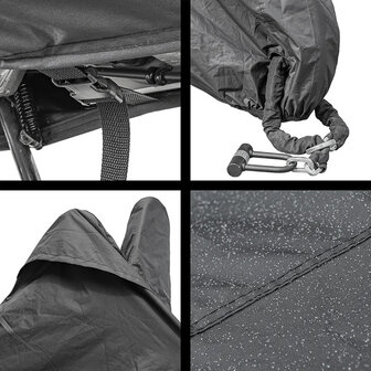 Housse de protection taille L pour scooter avec pare-brise