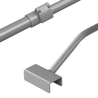 Arceau en metal extensible 100-155 cm pour bache de remorque