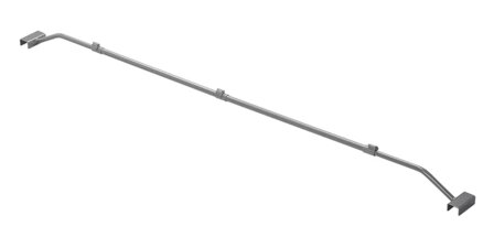 Arceau en metal extensible 152&ndash;220 cm pour bache de remorque