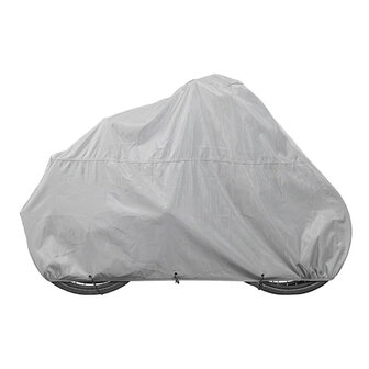 Housse de protection grise pour 2 velos (ripstop)