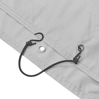 Housse de protection grise pour 2 velos (ripstop)