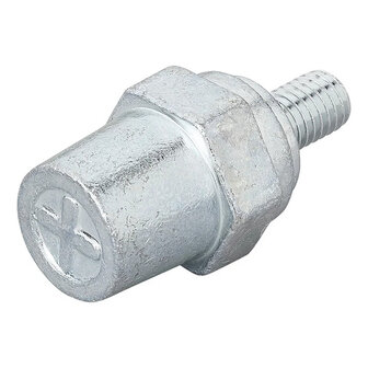 Jeu de bornes de batterie vissables (+) et (-) en zinc M8