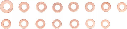 Assortiment de joints en cuivre pour injecteur 150 pieces