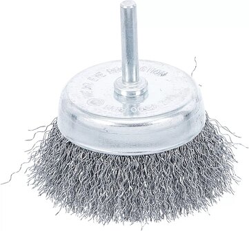 Brosse ronde reception de goupille 6 mm &Oslash; 75 mm
