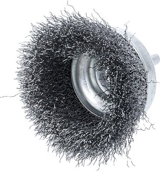 Brosse ronde reception de goupille 6 mm &Oslash; 75 mm