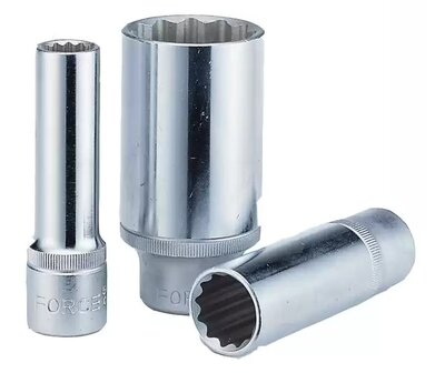 Douilles longues 3/8 (12 pans) SAE