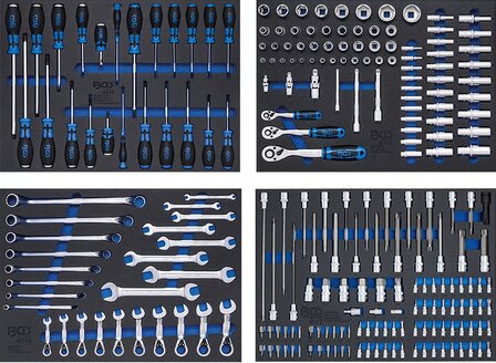 Servante d'atelier 8 tiroirs avec 299 outils