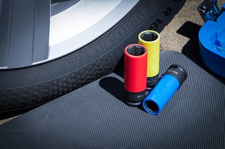 Jeu de douilles Gear Lock 6,3 mm (1/4) / 10 mm (3/8) / 12,5 mm (1/2) 218 pieces